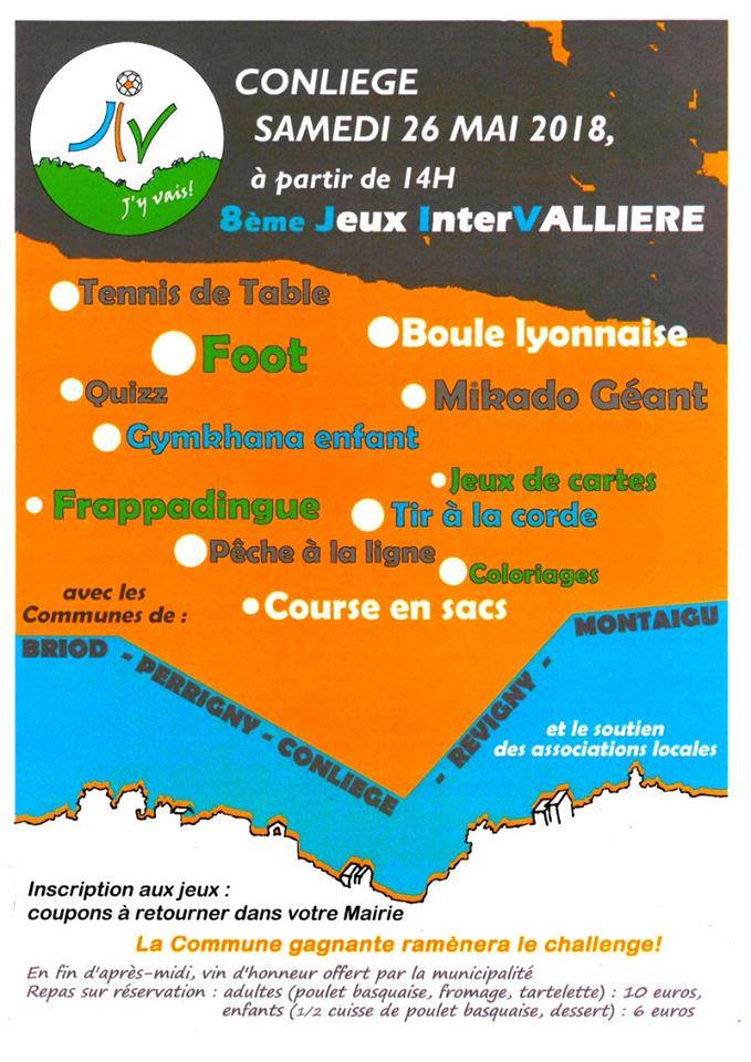 Jeux Inter-Vallière à Conliège Jeux Inter-Vallière à Conliège