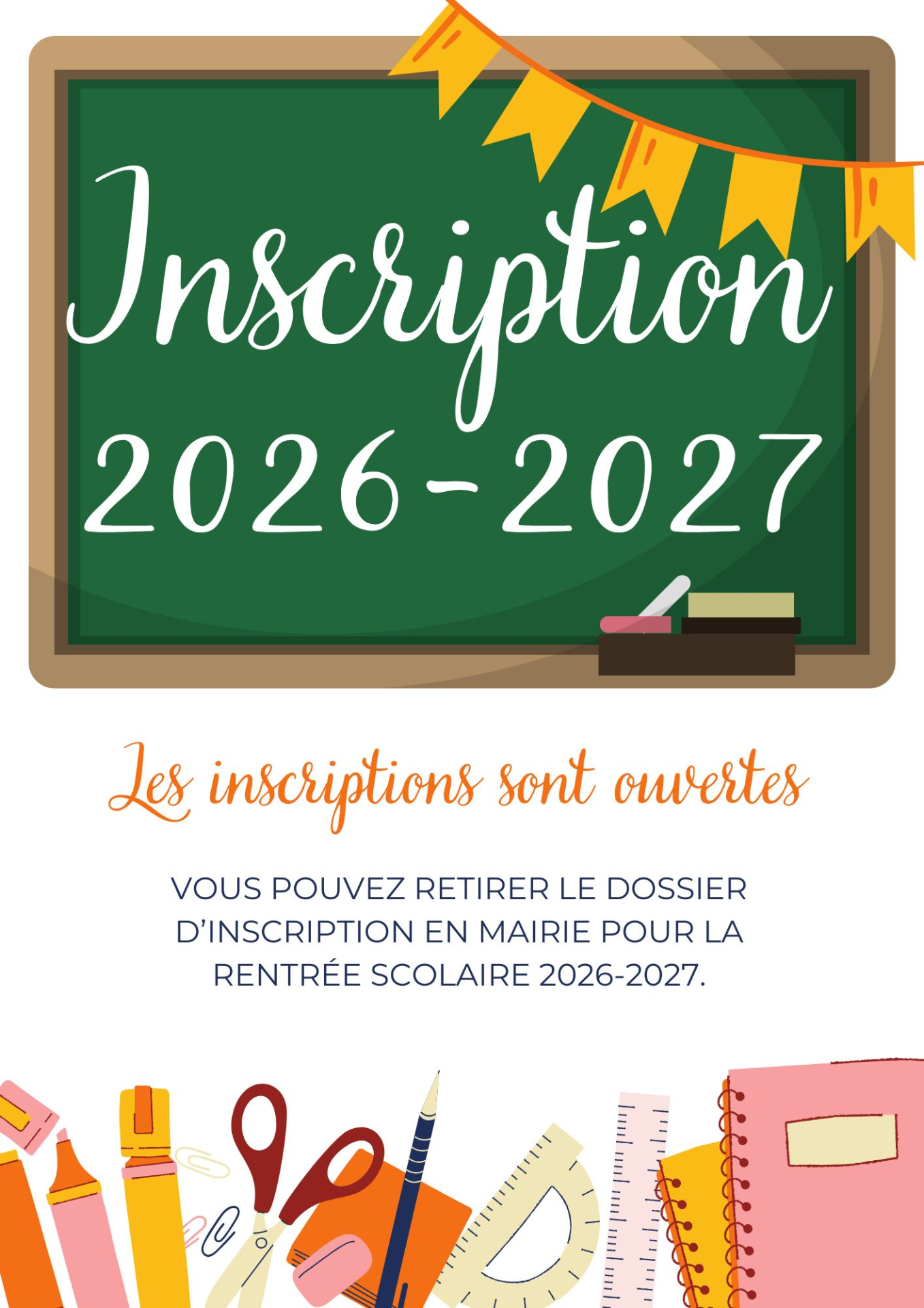 Inscription 2026-2027